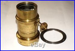 0.8 Kg! Very Rare Darlot Se III Paris Petzval Type Unique Brass Antique Lens