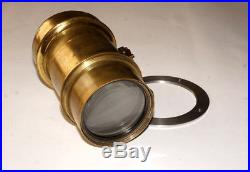 0.8 Kg! Very Rare Darlot Se III Paris Petzval Type Unique Brass Antique Lens