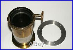 1,2 Kg! Very Rare Bausch And Lomb Rochester Unique Brass Lens With Rack & Pinion