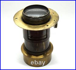 1 KG! VERY RARE FAST PETZVAL TYPE UNIQUE BRASS ANTIQUE LENS COVERS 5x8