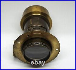 1 KG! VERY RARE FAST PETZVAL TYPE UNIQUE BRASS ANTIQUE LENS COVERS 5x8