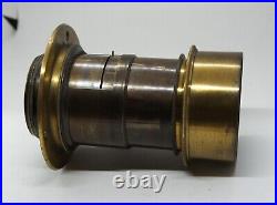 1 KG! VERY RARE FAST PETZVAL TYPE UNIQUE BRASS ANTIQUE LENS COVERS 5x8