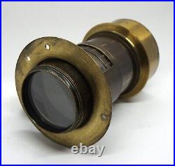 1 KG! VERY RARE FAST PETZVAL TYPE UNIQUE BRASS ANTIQUE LENS COVERS 5x8