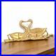 100-Pure-Brass-Very-Beautiful-Vintage-Rare-Swan-Face-Key-Cloth-Hanger-Hook-01-it