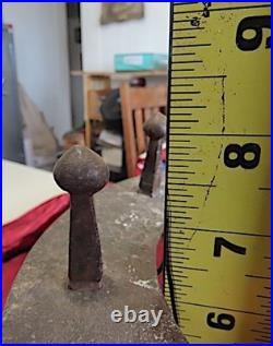 15th. / 16th. Century spanish hammard wrought iron and brass brazier very rare