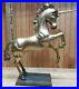 16-5-inch-Rare-Brass-Unicorn-Horse-Statue-Figurine-Art-Sculpture-Very-Heavy-01-vz