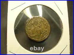 1630 James 1 Portrait Unite Brass Coin Weight By Briot Uncirculated! Very Rare