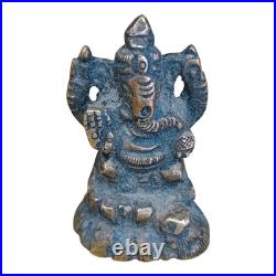 1850's Old Vintage Antique Brass Fine Ganesh Ji Very Rare Statue / Figure