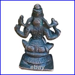 1850's Old Vintage Antique Brass Fine Ganesh Ji Very Rare Statue / Figure