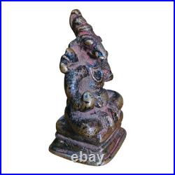 1850's Old Vintage Antique Brass Fine Ganesh Ji Very Rare Statue / Figure