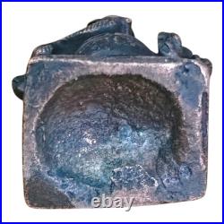 1850's Old Vintage Antique Brass Fine Ganesh Ji Very Rare Statue / Figure