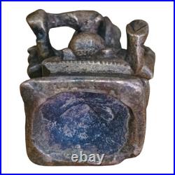 1850's Old Vintage Antique Brass Fine Ganesh Ji Very Rare Statue / Figure