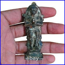 1850's Old Vintage Antique Brass Fine Hanuman Ji Very Rare Statue / Figure