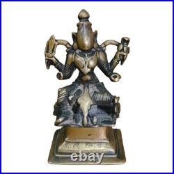 1850's Old Vintage Antique Brass Fine Varahi Amman Very Rare Statue / Figure