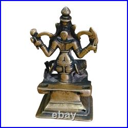 1850's Old Vintage Antique Brass Fine Varahi Amman Very Rare Statue / Figure