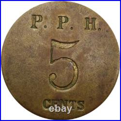 (1850's) Rochester New York NY Unlisted PPH Merchant Token Very Rare