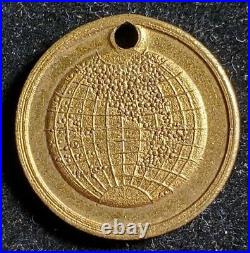 1886 Eau Claire Wisconsin National Carnival Medal gold over brass W916 very rare