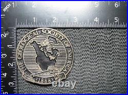 1888 The Geological Society Of America Brass Belt Buckle! Vintage! Very Rare
