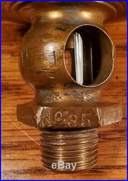 1889 Very Rare Nunn, Rochester, NY Brass Oiler