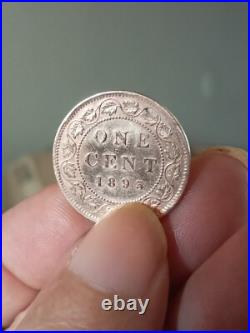 1895 Brass Canada Large Cent Very Rare Find