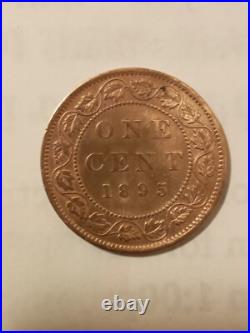 1895 Brass Canada Large Cent Very Rare Find