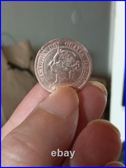 1895 Brass Canada Large Cent Very Rare Find