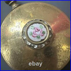 1900-1920s Brass pill container or possibly powder compact Very Rare Antique