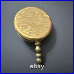 1900-1920s Brass pill container or possibly powder compact Very Rare Antique