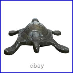 1900's Old Vintage Antique Brass Fine Engraved Turtle Very Rare Statue / Figure