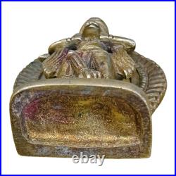 1900's Old Vintage Antique Brass Fine Hanuman Ji Very Rare Statue / Figure