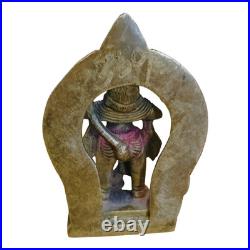 1900's Old Vintage Antique Brass Fine Hanuman Ji Very Rare Statue / Figure