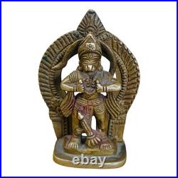 1900's Old Vintage Antique Brass Fine Hanuman Ji Very Rare Statue / Figure