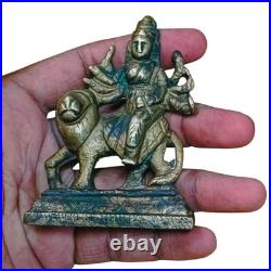 1900's Old Vintage Antique Brass Fine Mata Ji Very Rare Statue / Figure
