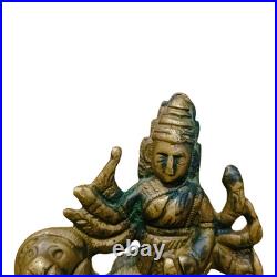 1900's Old Vintage Antique Brass Fine Mata Ji Very Rare Statue / Figure
