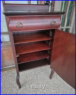 1900s Antique Sheet Music Cabinet Very rare