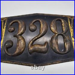 1907 Cincinnati Ohio Brass License Plate Original VERY RARE