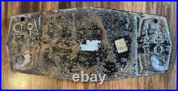 1907 Cincinnati Ohio Brass License Plate Pre State VERY RARE