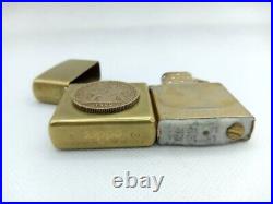 1923 Vintage Bronze Brass Zippo Lighter Coin Collectable Made In USA Very Rare