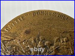 1925 150th Anniversary Battle Of Bunker Hill 3 Brass Coin Very Rare