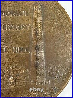 1925 150th Anniversary Battle Of Bunker Hill 3 Brass Coin Very Rare