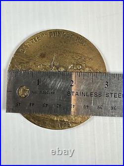 1925 150th Anniversary Battle Of Bunker Hill 3 Brass Coin Very Rare