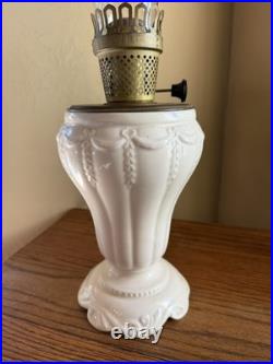 1930S Farmor Stoneware Drapery Vase Oil Lamp VERY RARE