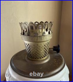 1930S Farmor Stoneware Drapery Vase Oil Lamp VERY RARE