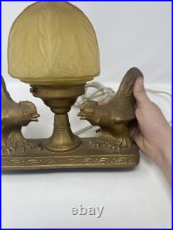 1930s art deco Chicken Table Lamp Very Rare