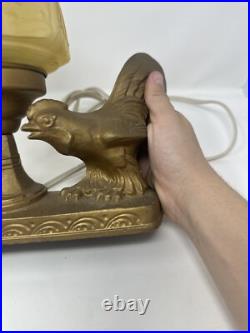 1930s art deco Chicken Table Lamp Very Rare