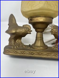 1930s art deco Chicken Table Lamp Very Rare