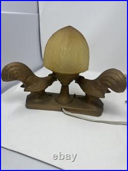 1930s art deco Chicken Table Lamp Very Rare