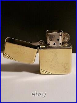 1932 1982 Vintage Zippo Brass Commemorative Lighter With Rare Box VERY HTF