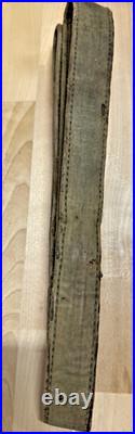 1941 Lee Enfield Rifle, Canvas & Rubber with brass ends Sling WW2, very Rare