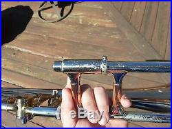 1971 Olds Recording Model Trombone VERY RARE F ATTACHMENT TRI COLOR HORN